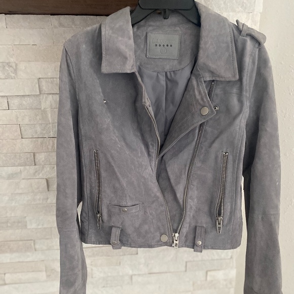 Blank NYC Suede Light/Baby Grey - Picture 1 of 4